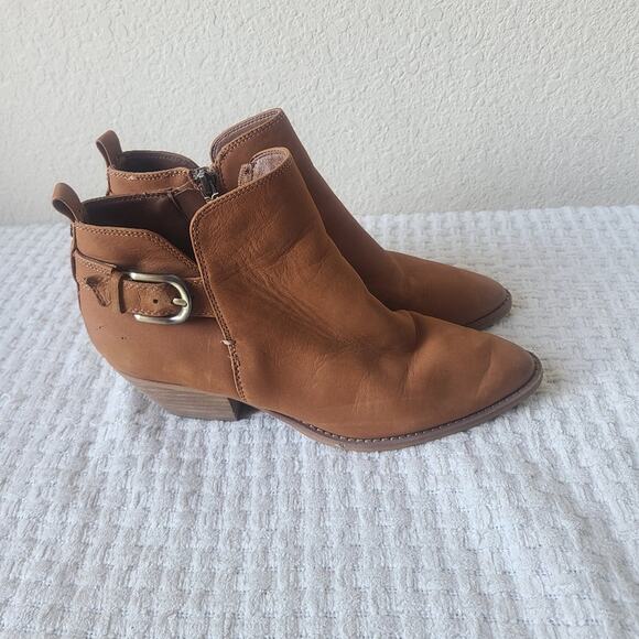 Sam Edelman Neena Leather Point-Toe Ankle Boots Women's Size 8 - Picture 3 of 12